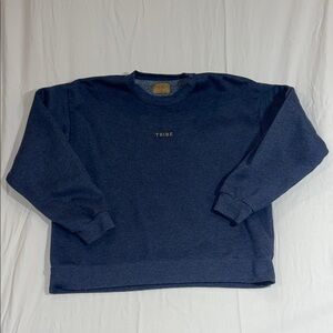 Tribe Navy Crewneck Sweater for Men